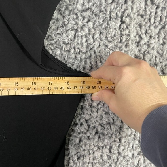 CYNTHIA Rowley Cocktail Dress Fit and Flare Black Cap Sleeve Side Zip Women's XL - Picture 3 of 10